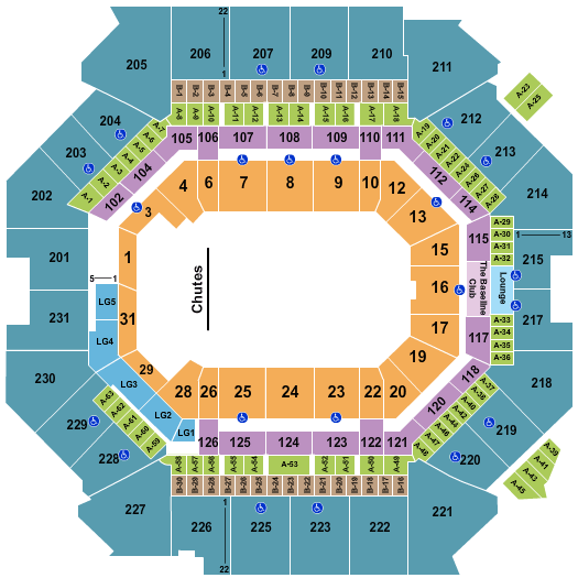 Barclays Center PBR Seating Chart